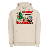 Pigment French Oak rockin around the classroom Urban Hoodie - MaliasSmallBusiness