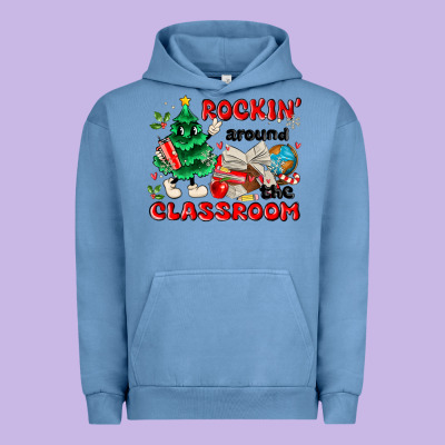 Rockin Around The Classroom Urban Hoodie Designed By Maliassmallbusiness