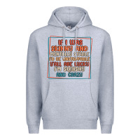 Heather Grey if i was skinny and mentally stable i'd be unstopp Premium Hoodie - MaliasSmallBusiness