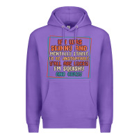 Purple if i was skinny and mentally stable i'd be unstopp Premium Hoodie - MaliasSmallBusiness