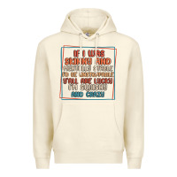 Sandshell if i was skinny and mentally stable i'd be unstopp Premium Hoodie - MaliasSmallBusiness