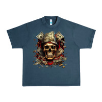 Midnight Navy bad money Urban Heavy Tee - Unal Design