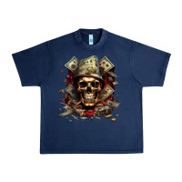 Navy bad money Urban Heavy Tee - Unal Design