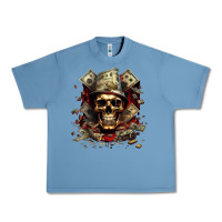 Pebble Blue bad money Urban Heavy Tee - Unal Design