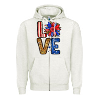 Love Sunflower Zipper Hoodie | Teevron