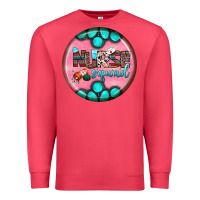 Cardinal nurse round earrings 3 Premium Sweatshirt - BundleAndBundleShop