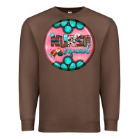 Chestnut nurse round earrings 3 Premium Sweatshirt - BundleAndBundleShop