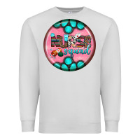 Dove Grey nurse round earrings 3 Premium Sweatshirt - BundleAndBundleShop