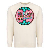 Sandshell nurse round earrings 3 Premium Sweatshirt - BundleAndBundleShop
