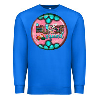 True Royal nurse round earrings 3 Premium Sweatshirt - BundleAndBundleShop