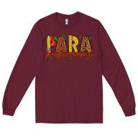Burgundy paraprofessional Long Sleeve Tee - texasbilliewilder