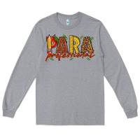 Heather Grey paraprofessional Long Sleeve Tee - texasbilliewilder