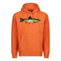 Carrot Greenback Cutthroat Trout Fish Premium Hoodie - RanaPortraitStore