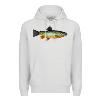 Dove Grey Greenback Cutthroat Trout Fish Premium Hoodie - RanaPortraitStore