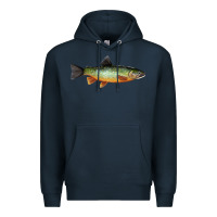 Navy Greenback Cutthroat Trout Fish Premium Hoodie - RanaPortraitStore