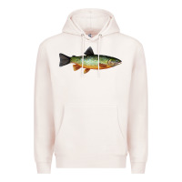 Pale Pink Greenback Cutthroat Trout Fish Premium Hoodie - RanaPortraitStore