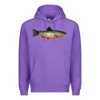 Purple Greenback Cutthroat Trout Fish Premium Hoodie - RanaPortraitStore