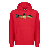 Red Greenback Cutthroat Trout Fish Premium Hoodie - RanaPortraitStore