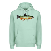 Seafoam Greenback Cutthroat Trout Fish Premium Hoodie - RanaPortraitStore