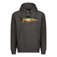 Smoke Greenback Cutthroat Trout Fish Premium Hoodie - RanaPortraitStore
