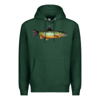 Sports Green Greenback Cutthroat Trout Fish Premium Hoodie - RanaPortraitStore