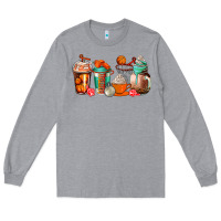 Heather Grey basketball coffee cups Long Sleeve Tee - AdoDesignShop