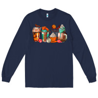 Navy basketball coffee cups Long Sleeve Tee - AdoDesignShop