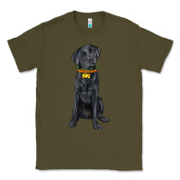 Army Green labrador retriever with overflow Classic Tee - texasbilliewilder