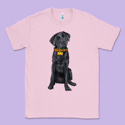 Labrador Retriever With Overflow Classic Tee Designed By Texasbilliewilder