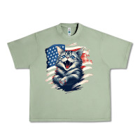 Oil Green cat1 Urban Heavy Tee - Unal Design