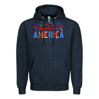 Navy Made in America Zipper Hoodie - Neo Western