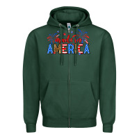 Sports Green Made in America Zipper Hoodie - Neo Western