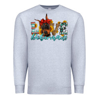 Heather Grey love dobermans Premium Sweatshirt - Artiststas