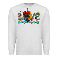 Oatmeal Heather love dobermans Premium Sweatshirt - Artiststas
