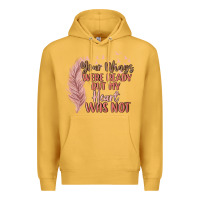Mustard your wings were ready but my heart was not Premium Hoodie - MaliasSmallBusiness