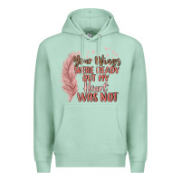 Seafoam your wings were ready but my heart was not Premium Hoodie - MaliasSmallBusiness