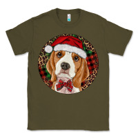 Army Green beagle christmas ornament Classic Tee - RanaPortraitStore