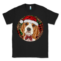 Black beagle christmas ornament Classic Tee - RanaPortraitStore