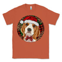 Copper beagle christmas ornament Classic Tee - RanaPortraitStore