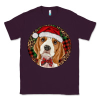 Plum beagle christmas ornament Classic Tee - RanaPortraitStore