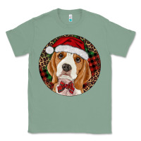 Sage beagle christmas ornament Classic Tee - RanaPortraitStore