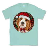 Seafoam beagle christmas ornament Classic Tee - RanaPortraitStore