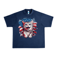 Navy cat2 Urban Heavy Tee - Unal Design