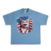 Pebble Blue cat2 Urban Heavy Tee - Unal Design