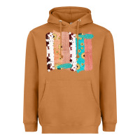 Meerkat Western Cowhide Sunflower Jute Glitter Farm Life Brush Stroke Heavyweight Hoodie - Bettercallsaul