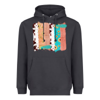 Smoke Western Cowhide Sunflower Jute Glitter Farm Life Brush Stroke Heavyweight Hoodie - Bettercallsaul