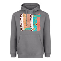 Storm Western Cowhide Sunflower Jute Glitter Farm Life Brush Stroke Heavyweight Hoodie - Bettercallsaul