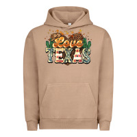 Pigment Burro love texas Urban Hoodie - NancyCooperArtShop