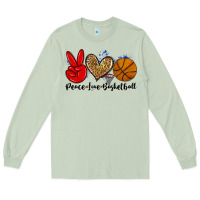 Matcha peace love basketball Long Sleeve Tee - Zillion Design Studio