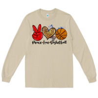 Mushroom peace love basketball Long Sleeve Tee - Zillion Design Studio